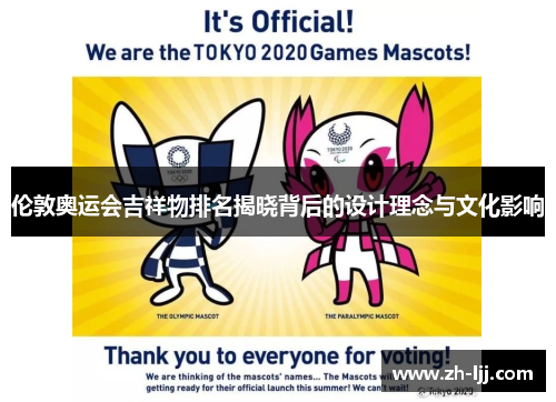 伦敦奥运会吉祥物排名揭晓背后的设计理念与文化影响
